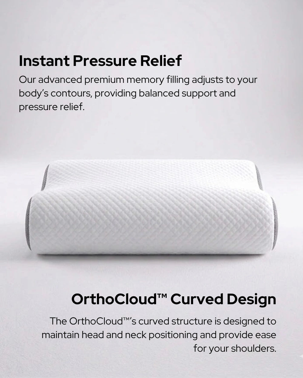 OrthoCloud™ Ergonomic Pillow