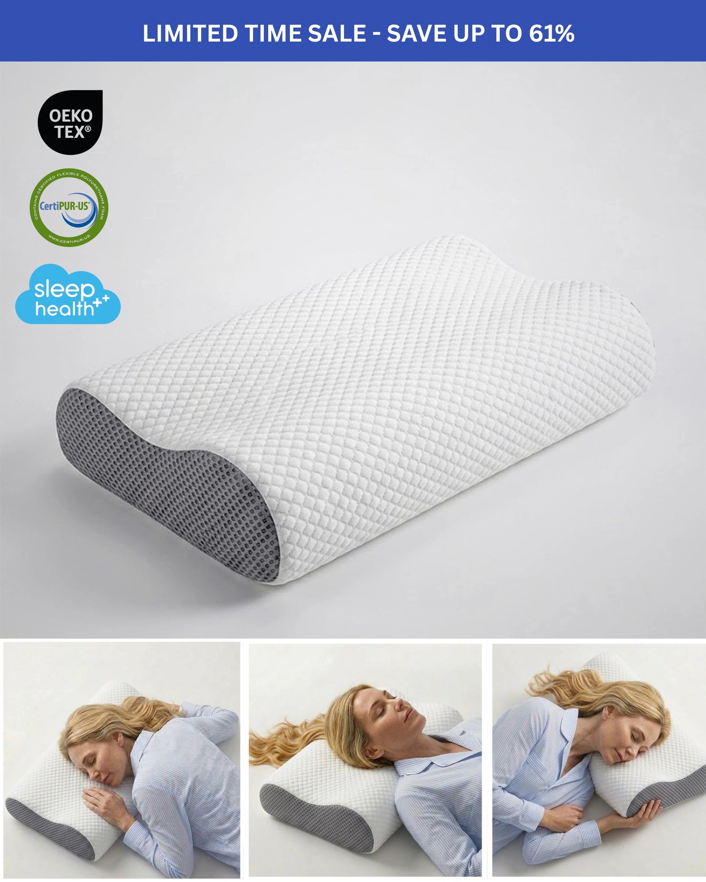 OrthoCloud™ Ergonomic Pillow